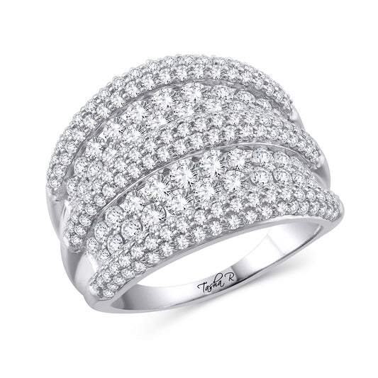 2.61 ct Diamond Band in 14K Gold