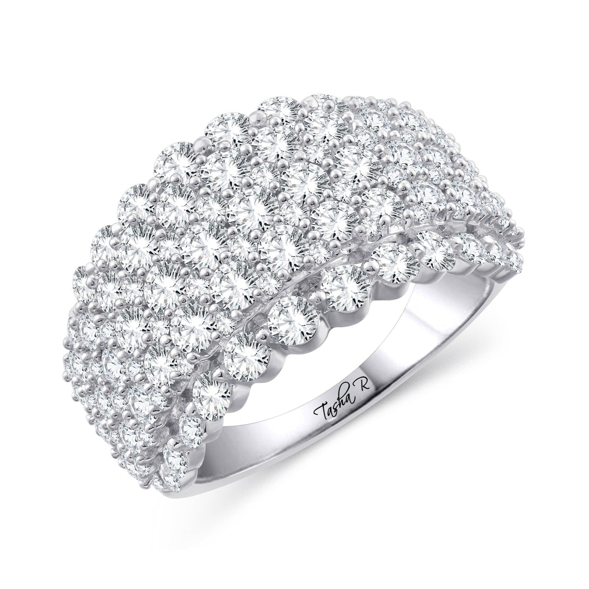 3.50 ct Diamond Band in 14K Gold