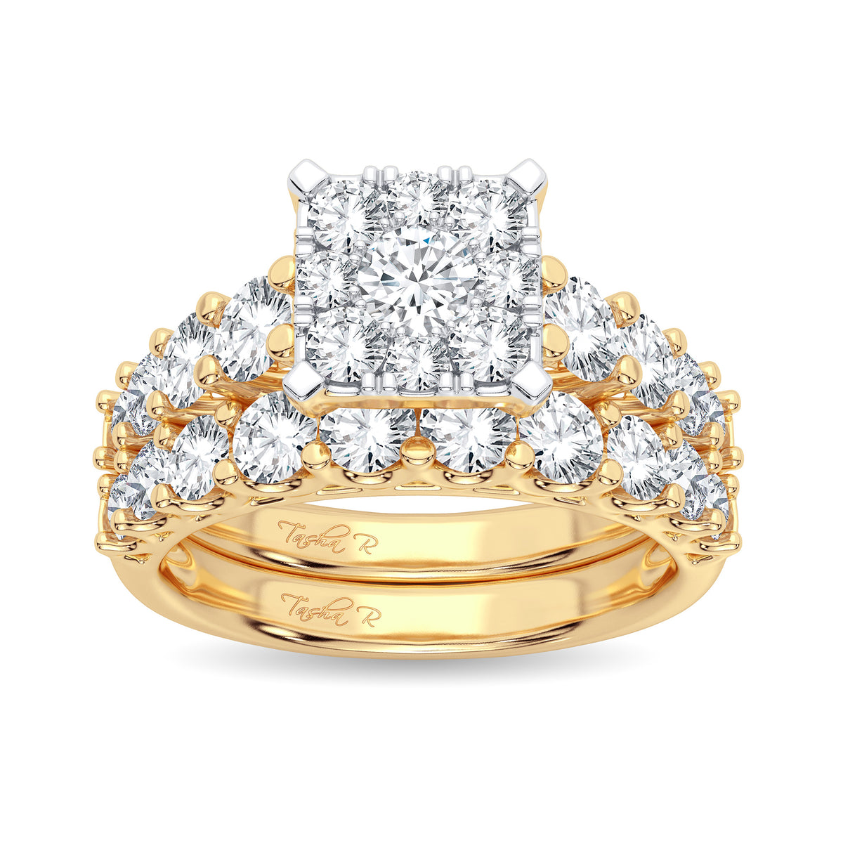 2.00 ct Diamond Bridal Ring in 14K Gold