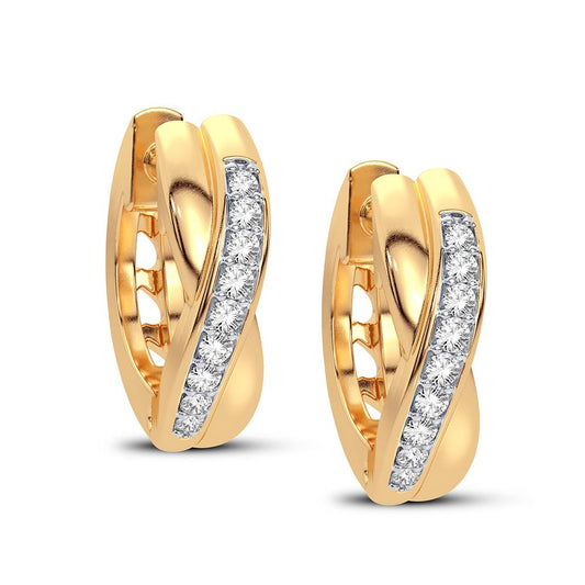 0.05 ct Diamond Earrings in 14K Gold