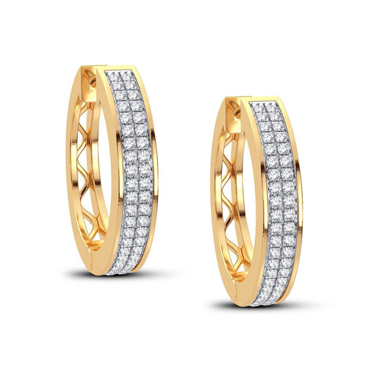 0.20 ct Diamond Earrings in 10K Gold