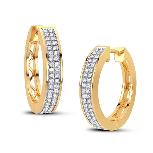 0.20 ct Diamond Earrings in 10K Gold