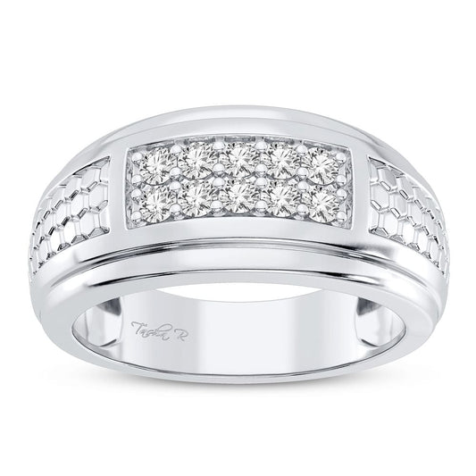 0.33 ct Men's Diamond Ring in 14K Gold