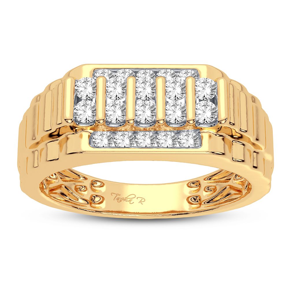 0.50 ct Men's Diamond Ring in 14K Gold