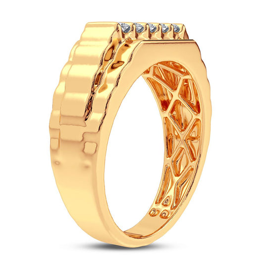0.50 ct Men's Diamond Ring in 14K Gold