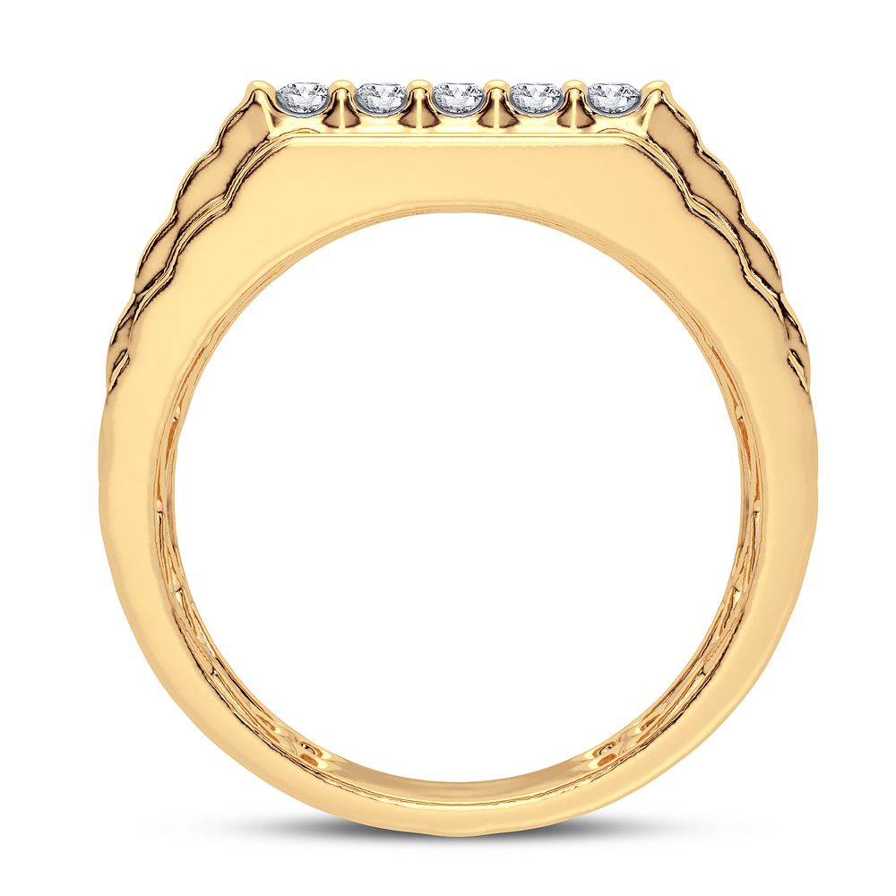 0.50 ct Men's Diamond Ring in 14K Gold