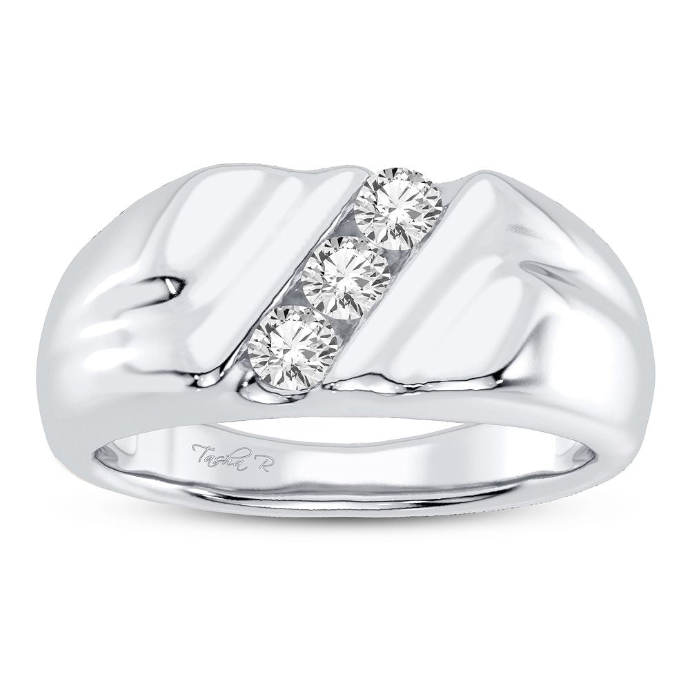 0.25 ct Men's Diamond Ring in 14K Gold