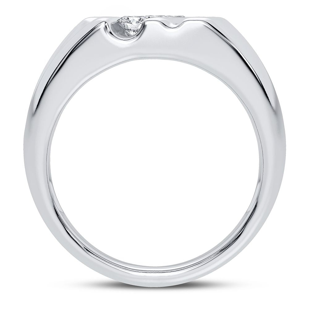 0.25 ct Men's Diamond Ring in 14K Gold