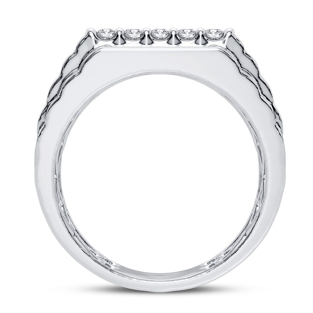 0.50 ct Men's Diamond Ring in 14K Gold