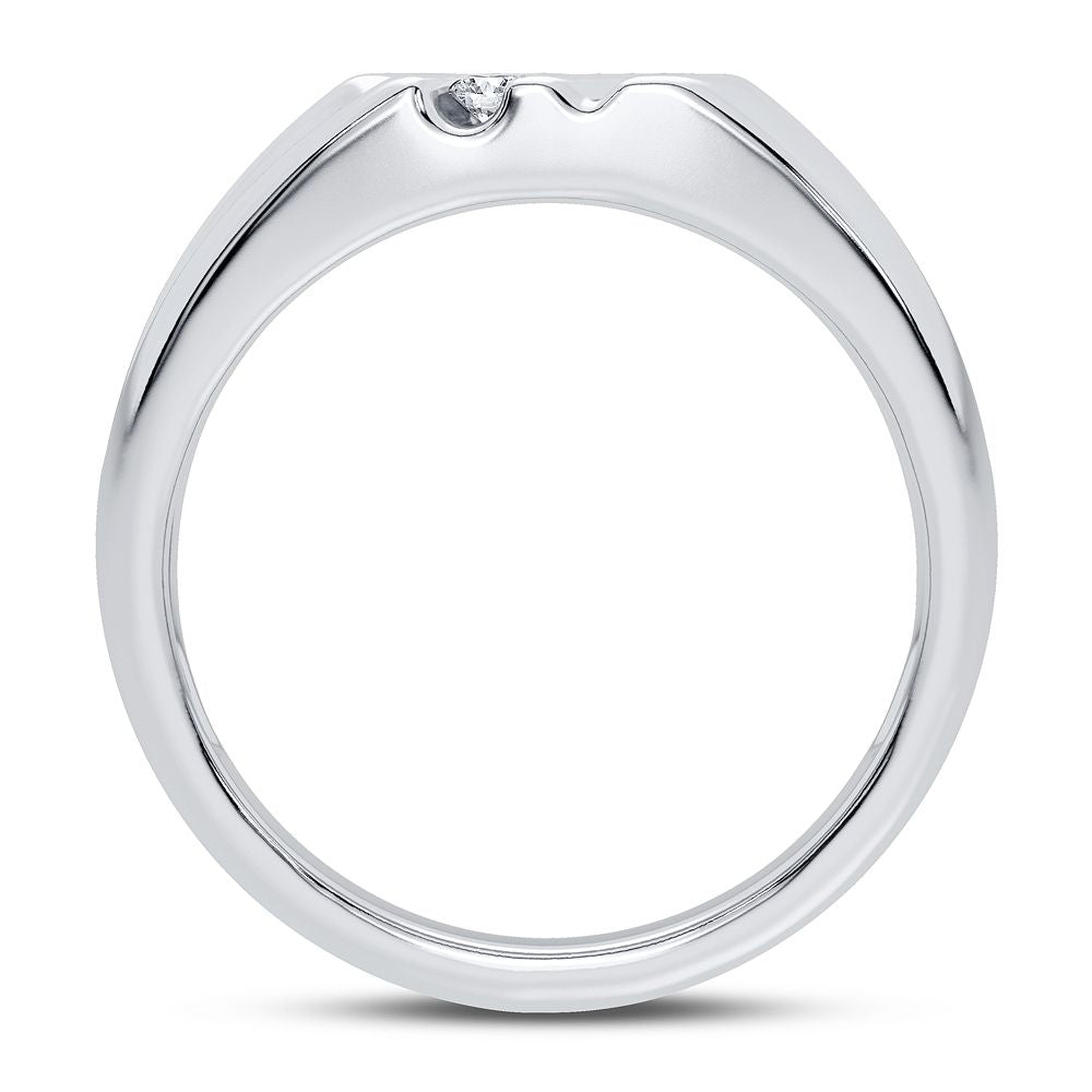 0.05 ct Men's Diamond Ring in 14K Gold