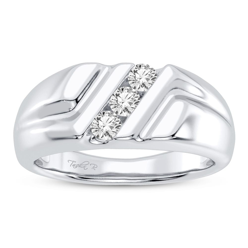 0.15 ct Men's Diamond Ring in 14K Gold