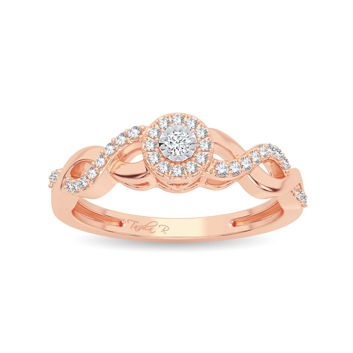 0.30 ct Diamond Promise Ring in 14K Gold