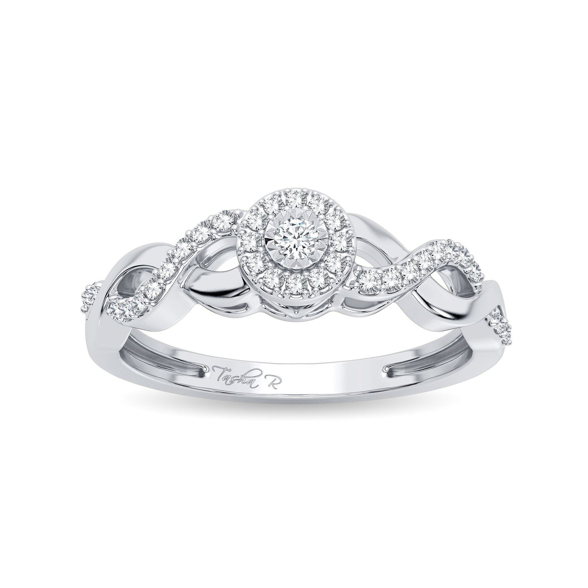0.30 ct Diamond Promise Ring in 14K Gold