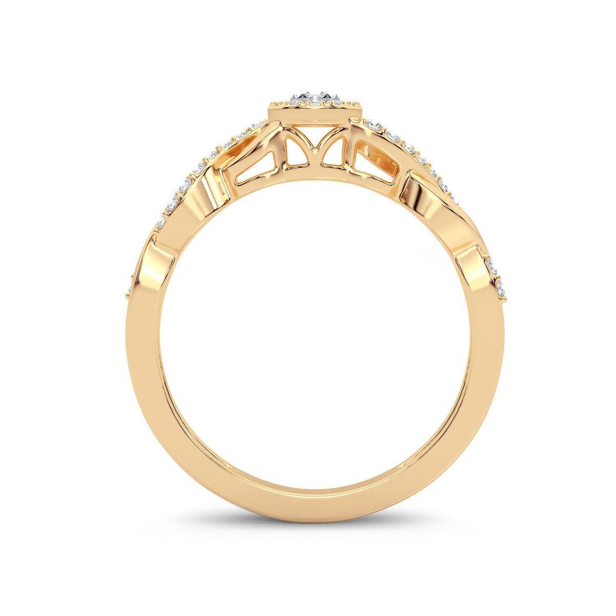 0.30 ct Diamond Promise Ring in 14K Gold