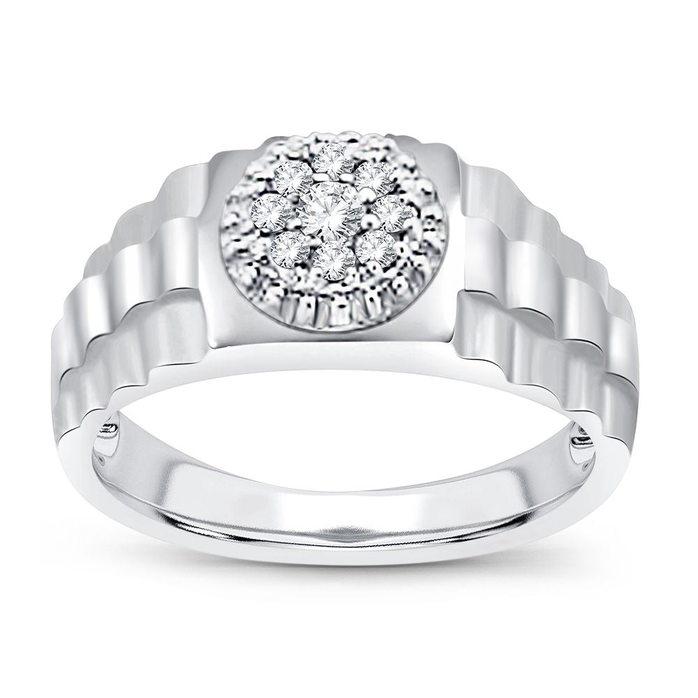 0.25 ct Men's Diamond Ring in 10K Gold