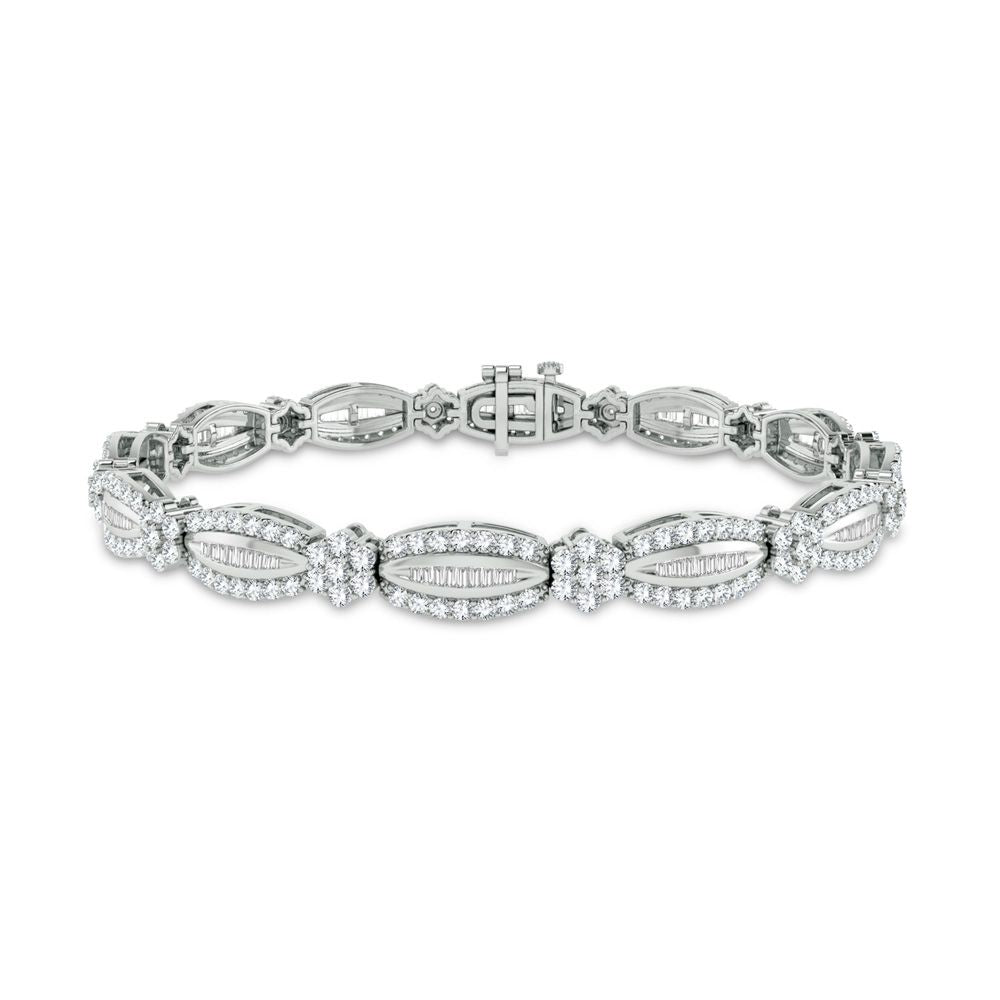 3.00 ct Diamond Bracelet in 14K Gold