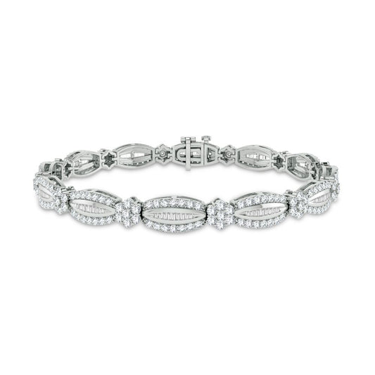 3.00 ct Diamond Bracelet in 14K Gold