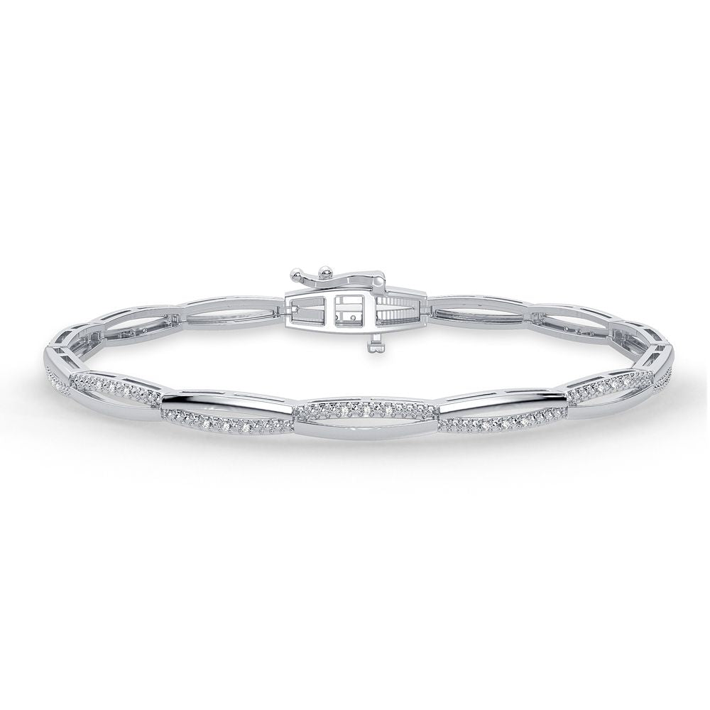 0.11 ct Diamond Bracelet in 10K Gold