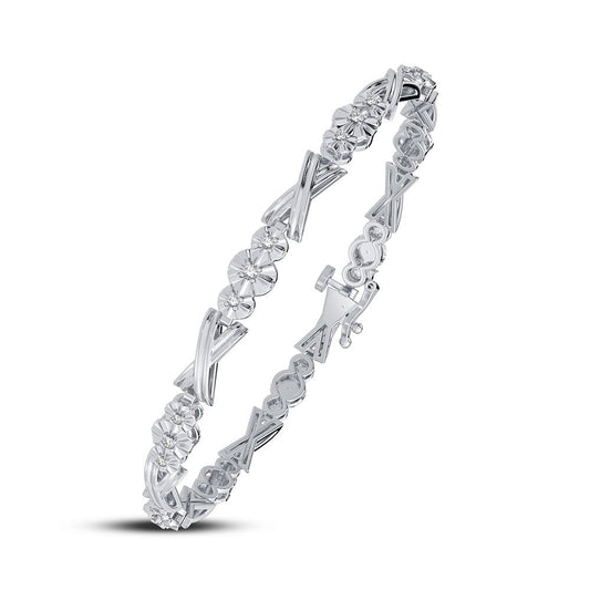 0.14 ct Diamond Bracelet in 10K Gold