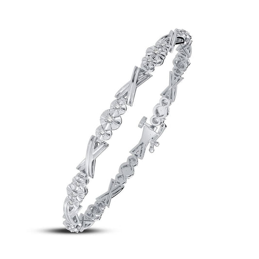 0.14 ct Diamond Bracelet in 14K Gold
