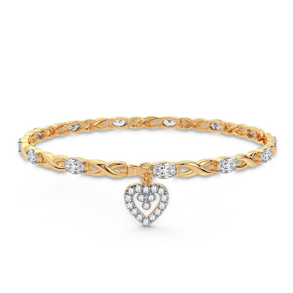0.10 ct Diamond Bracelet in 10K Gold