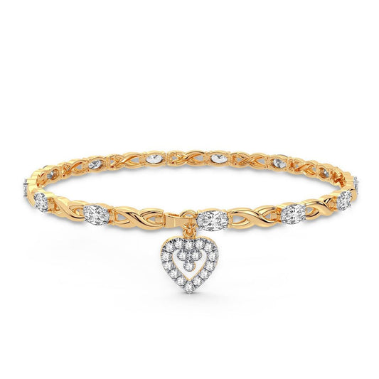 0.10 ct Diamond Bracelet in 10K Gold