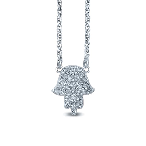 0.10 ct Diamond Necklace in 10K Gold
