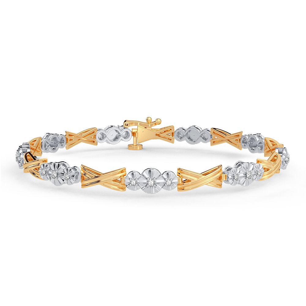 0.14 ct Diamond Bracelet in 10K Gold