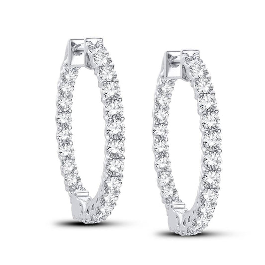2.00 ct Diamond Earrings in 14K Gold