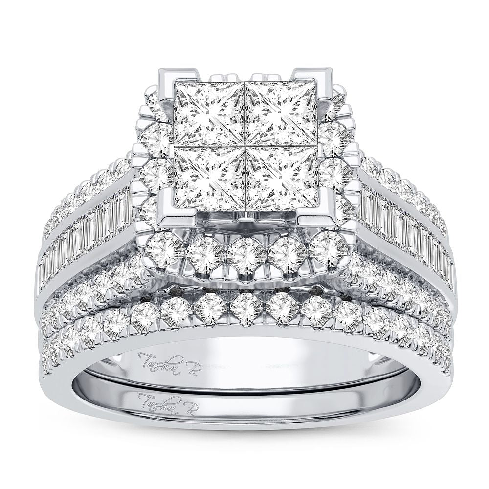 2.00 ct Diamond Bridal Ring in 14K Gold