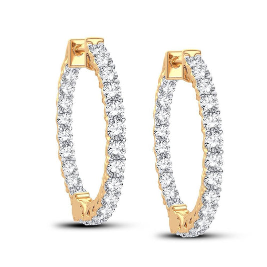2.00 ct Diamond Earrings in 14K Gold