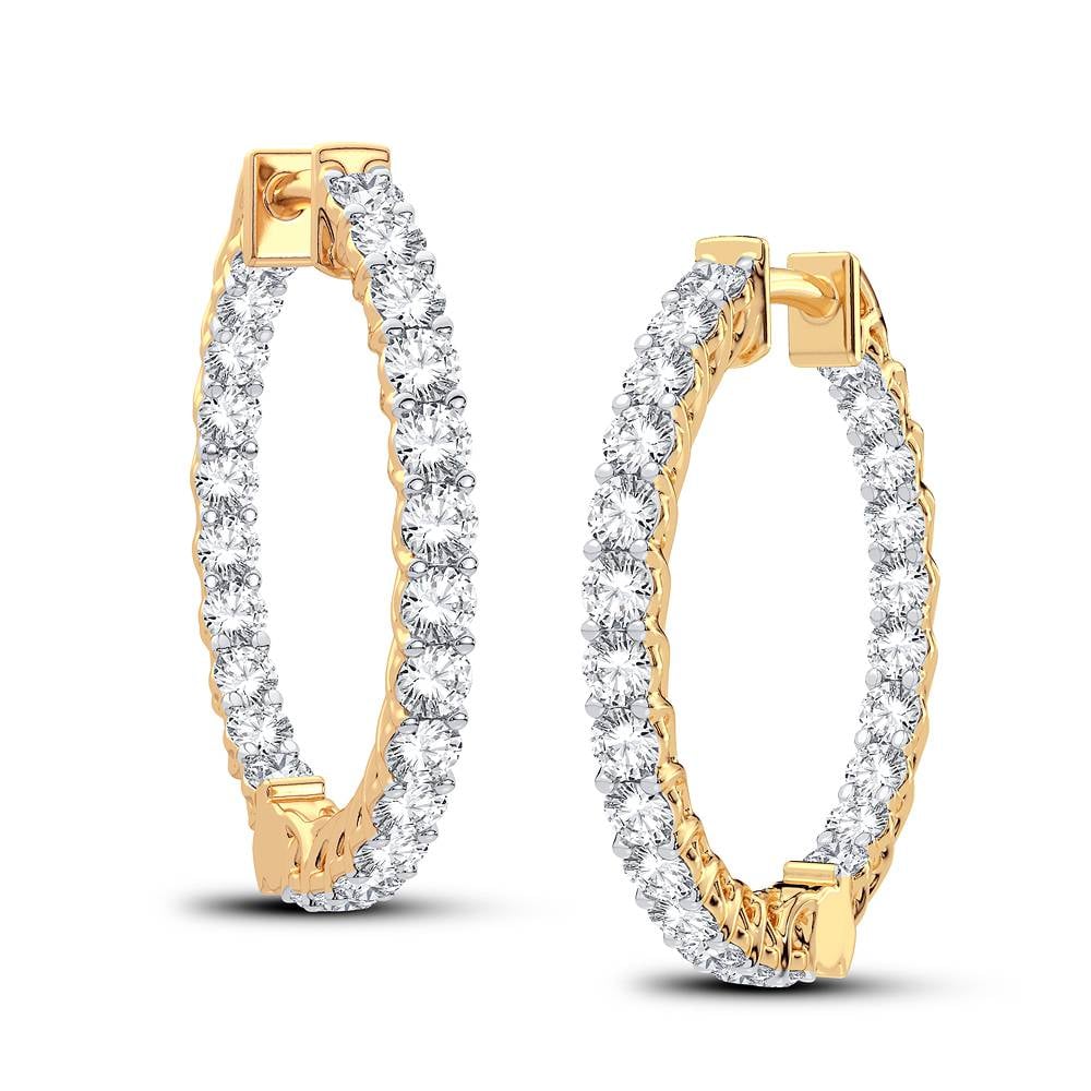 2.00 ct Diamond Earrings in 14K Gold