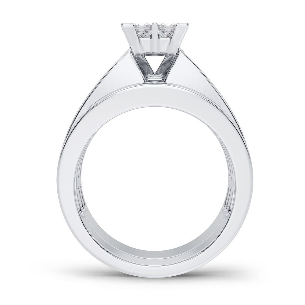 2.36 ct Diamond Bridal Ring in 14K Gold
