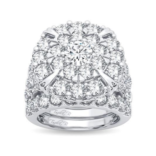 5.00 ct Diamond Bridal Ring in 14K Gold