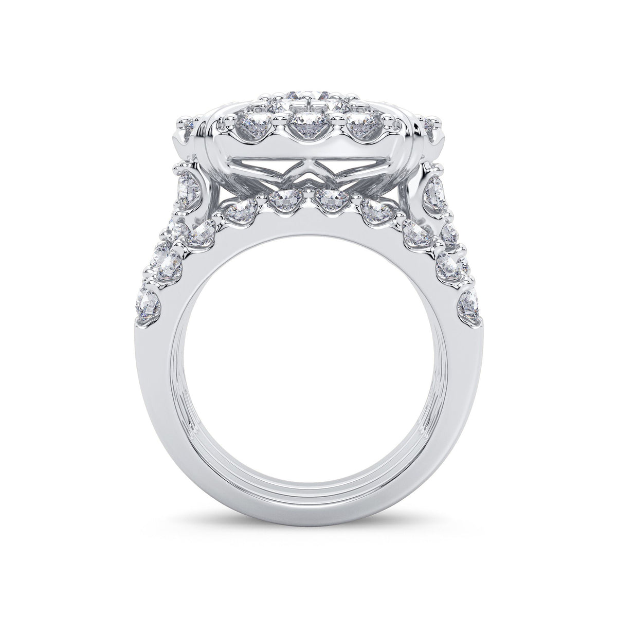 5.00 ct Diamond Bridal Ring in 14K Gold
