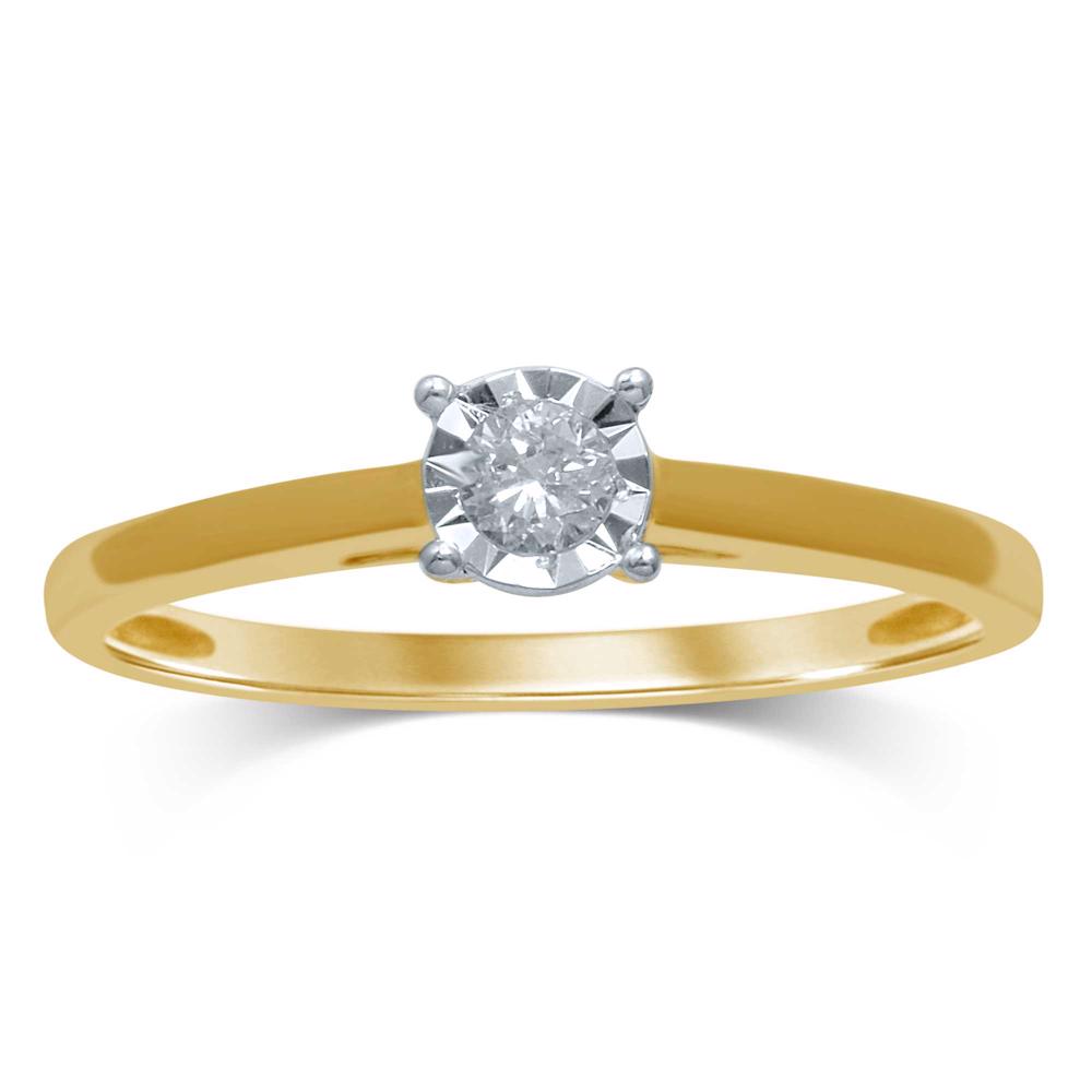 0.10 ct Diamond Ring in 14K Gold