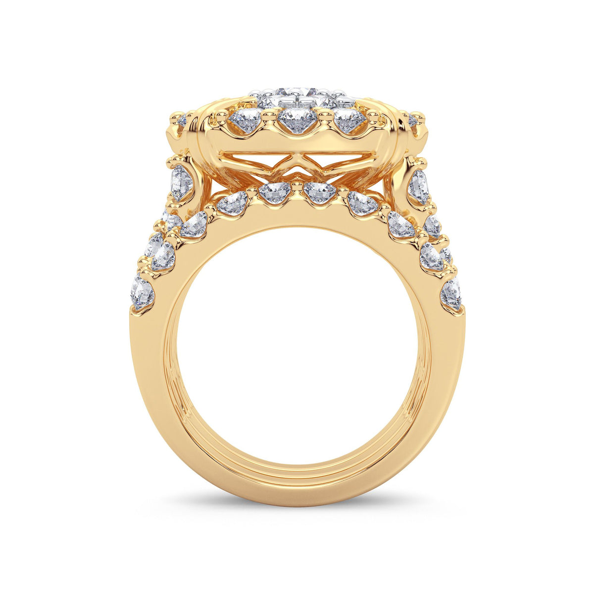 5.00 ct Diamond Bridal Ring in 14K Gold