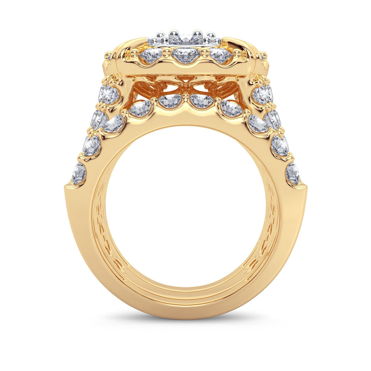 6.00 ct Diamond Bridal Ring in 14K Gold