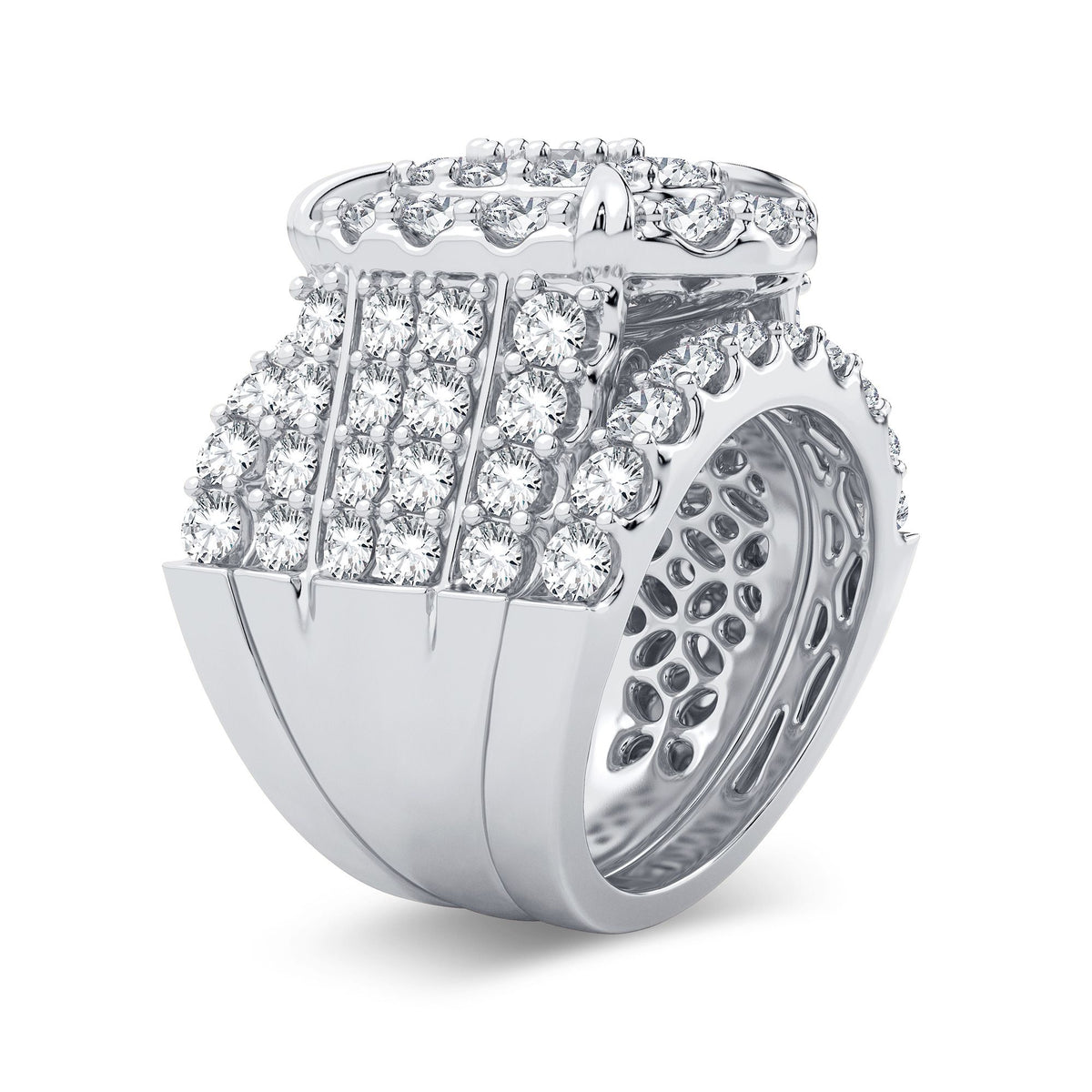 6.00 ct Diamond Bridal Ring in 14K Gold