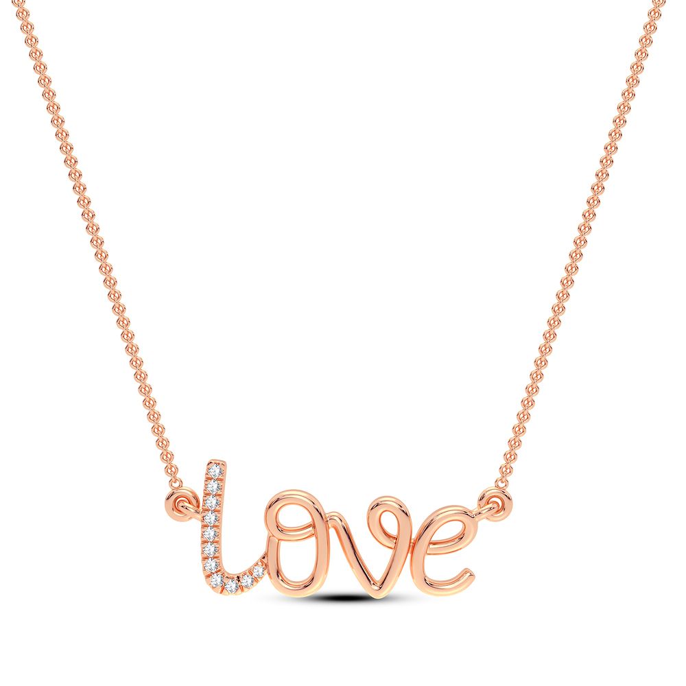 0.02 ct Diamond Necklace in 14K Gold