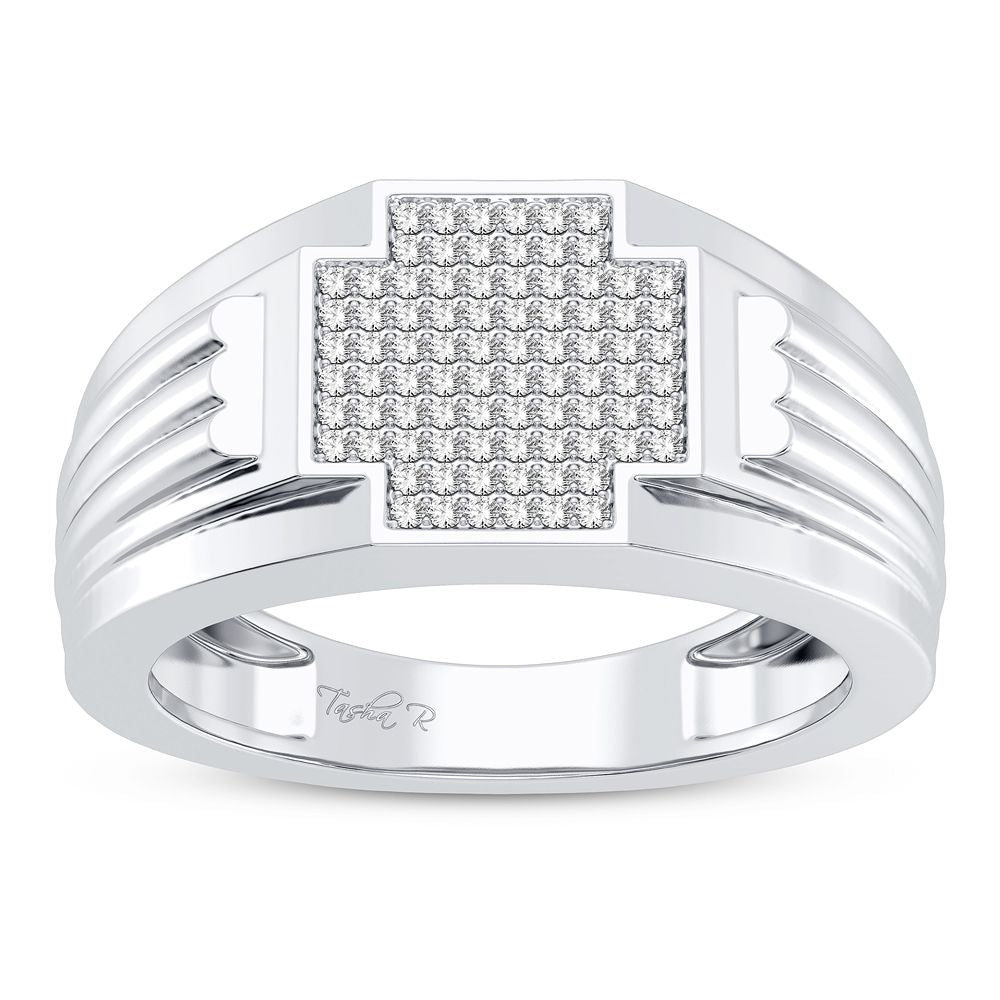 0.25 ct Men's Diamond Ring in 10K Gold