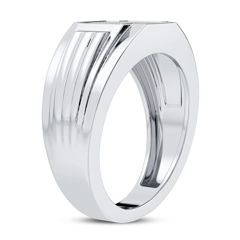 0.25 ct Men's Diamond Ring in 10K Gold