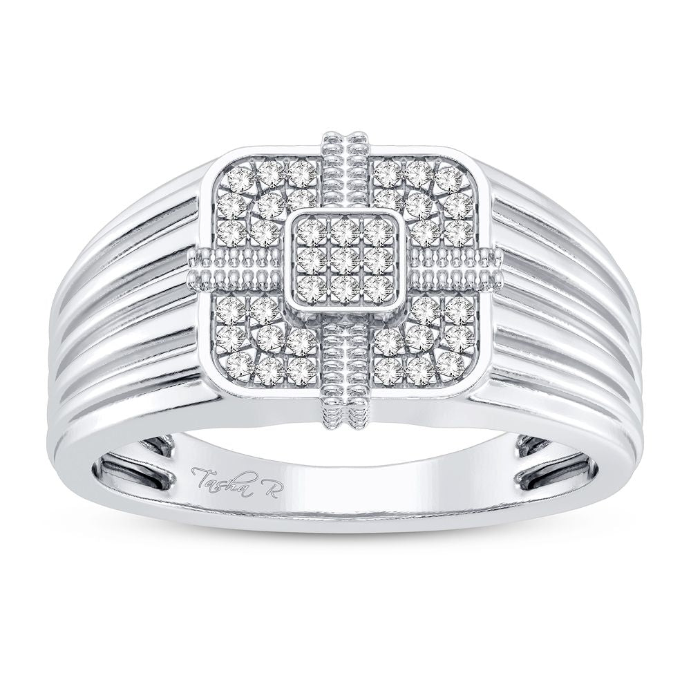 0.15 ct Men's Diamond Ring in 10K Gold