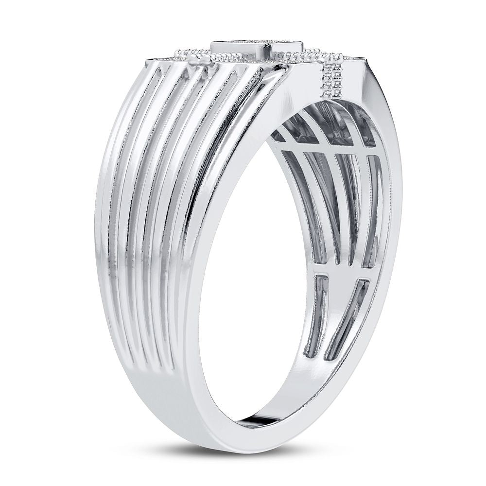 0.15 ct Men's Diamond Ring in 10K Gold