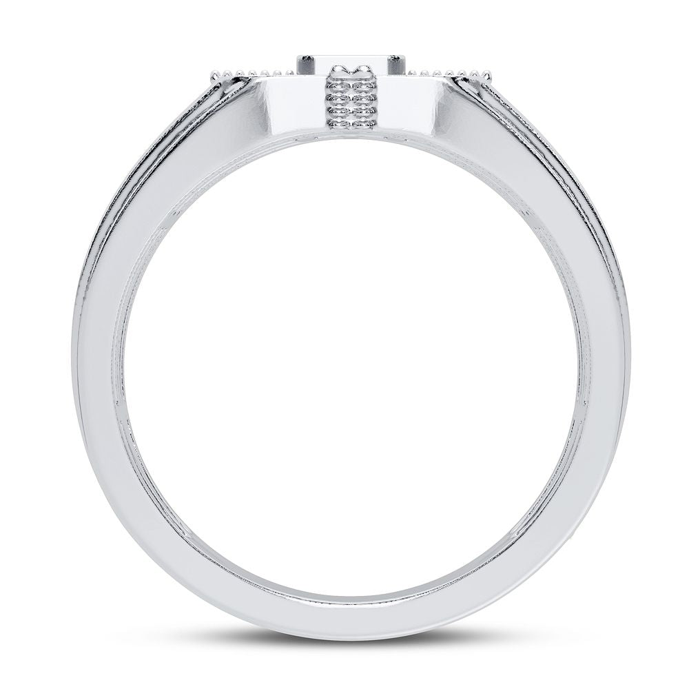0.15 ct Men's Diamond Ring in 10K Gold