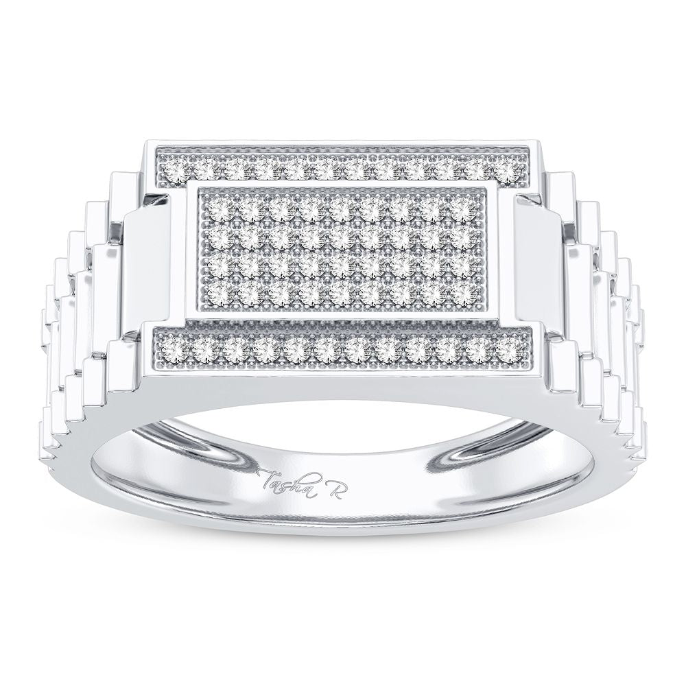 0.20 ct Men's Diamond Ring in 10K Gold