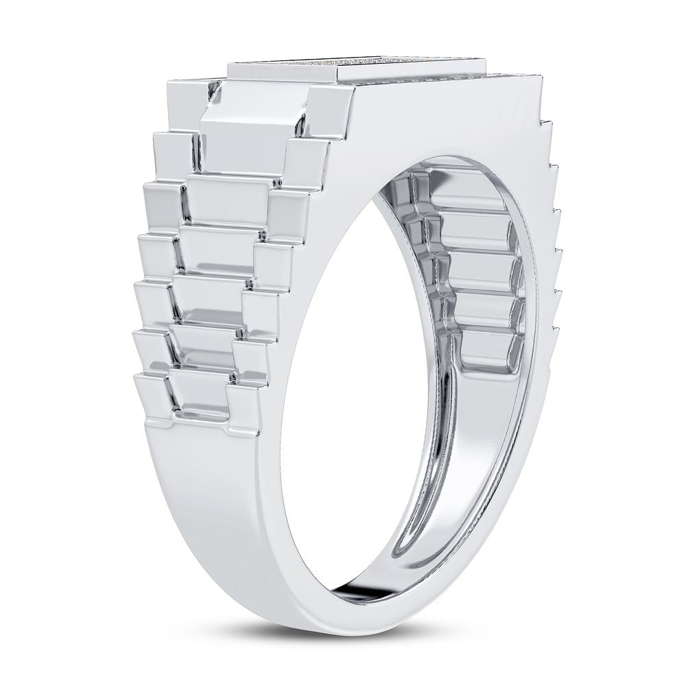 0.20 ct Men's Diamond Ring in 10K Gold