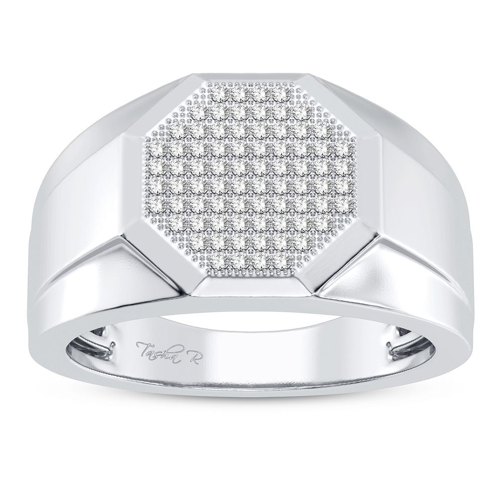 0.25 ct Men's Diamond Ring in 10K Gold