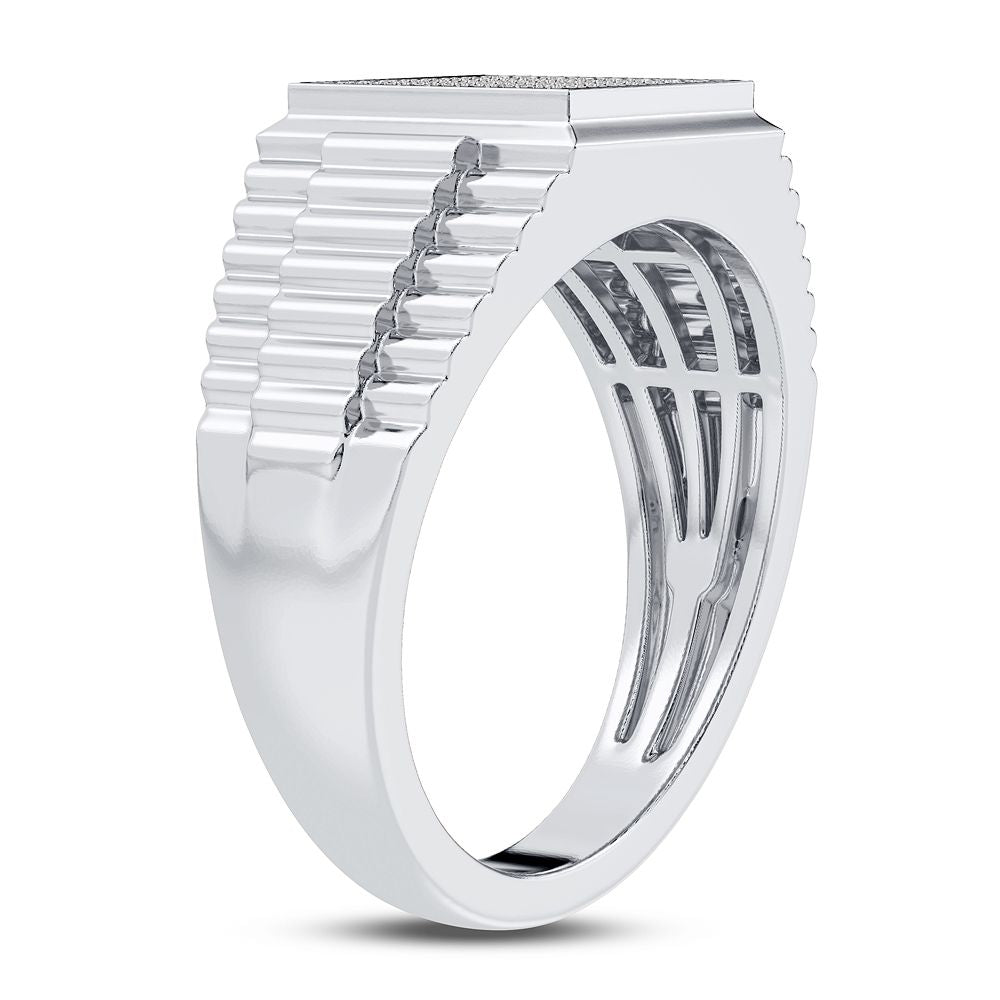 0.20 ct Men's Diamond Ring in 10K Gold