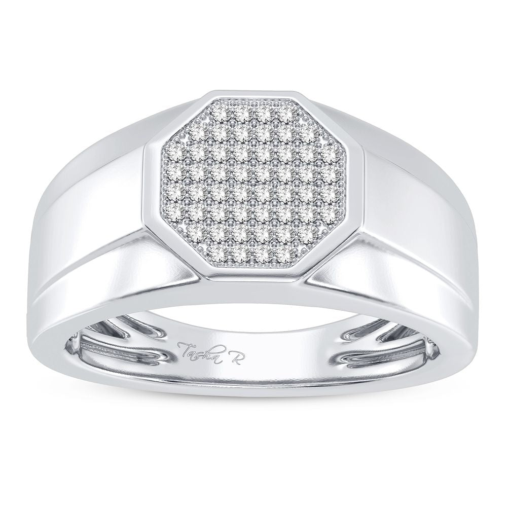 0.15 ct Men's Diamond Ring in 10K Gold